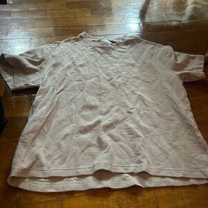 Denim & Flower Beige Short Sleeve Tee